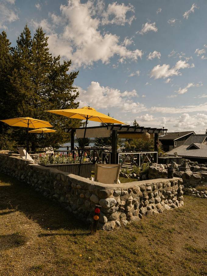 Guest Garden at Eagle's Nest Resort, Anahim Lake.
